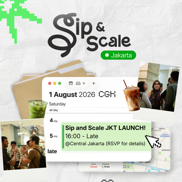 Sip & Scale Jakarta: Launch Party