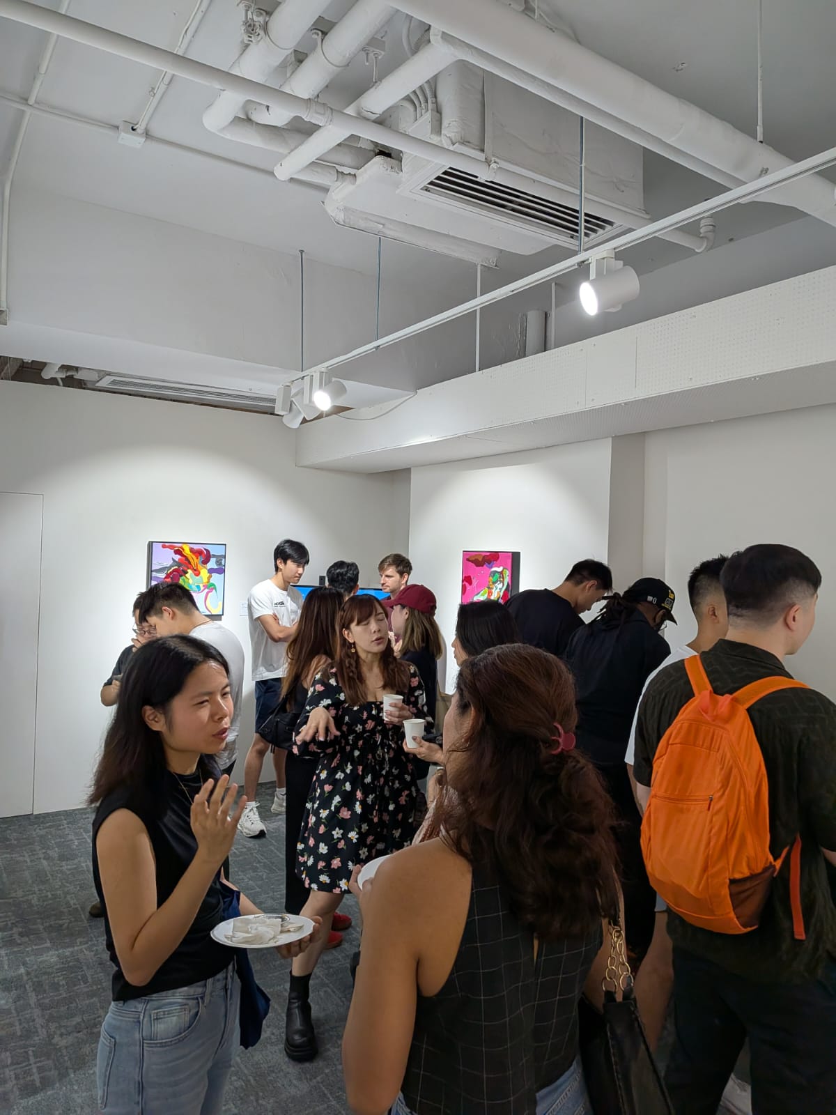 Guests sharing conversations at AI After Dark in Hong Kong