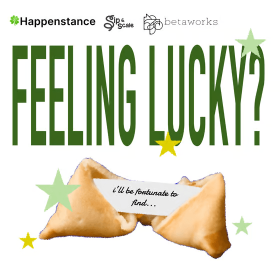 Feeling Lucky? A Fortune Cookie Mixer for Builders event poster